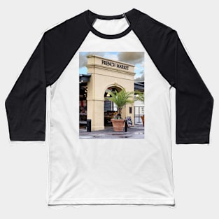 French Market, NOLA Baseball T-Shirt